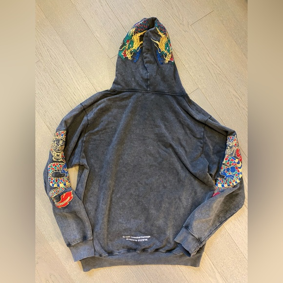 CRIMINAL DAMAGE MENS SWEATER
SIZE XL 
COTTON - Picture 2 of 3